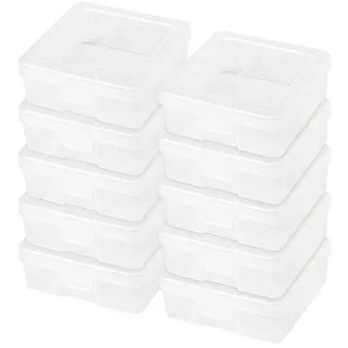 IRIS Small Modular Supply Case, 10 Pack, Clear IRIS Small Modular Supply Case, 10 Pack, Clear