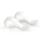 HANGERWORLD 80 White Space Saving Plastic Grips Hanger Clips for Pant Bar Coat Clothes Hangers HANGERWORLD 80 White Space Saving Plastic Grips Hanger Clips for Pant Bar Coat Clothes Hangers