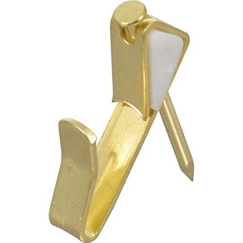 OOK by Hillman 50607 Brass Tidy Tin Supports Up to 20 Pounds, 30 Units Set ReadyNail Conventional Picture Hangers, 20lb, Pieces