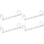 10 Pcs Folding Shirts Coat Clothes Hanger Holders Save Space Non-Slip Clothing Organizer Practical Racks Hangers for Clothes Decoration
