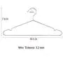 JUNING Wire Hangers, 50 Pack Stainless Steel Strong Metal Clothes Hangers-16.5 Inch, Silvery (Renewed)