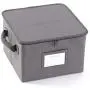 Covermates ? 10 Inch Zip-Top Storage Boxes ? 10W x 10D x 10H ? 2 YR Warranty ? Year Around Protection - Graphite