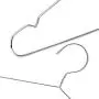 Inveroo 30 Pcs/lot 45cm Stainless Steel Strong Metal Wire Hangers Coat Hanger Standard Suit Hangers Clothes Hanger