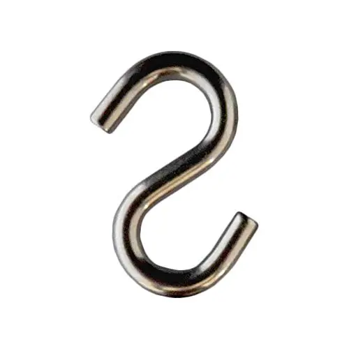 S Hook - Heavy Duty, Marine Grade 316 Stainless Steel 2.5'' Long, 5/16'', Extra Strong S Shaped Hook - Thick Metal Hook for Hanging and Utility Use (2) S Hook - Heavy Duty, Marine Grade 316 Stainless Steel 2.5'' Long, 5/16'', Extra Strong S Shaped Hook - Thick Metal Hook for Hanging and Utility Use (2)