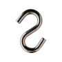 S Hook - Heavy Duty, Marine Grade 316 Stainless Steel 2.5'' Long, 5/16'', Extra Strong S Shaped Hook - Thick Metal Hook for Hanging and Utility Use (2)