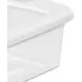 Sterilite 1496 32-Quart Clear Latching Stacking Storage Box, 18 Pack Sterilite 1496 32-Quart Clear Latching Stacking Storage Box, 18 Pack