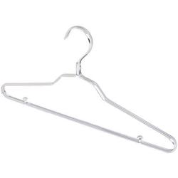 Blancho Bedding 10-Pack Home Aluminum Alloy Clothes Hangers Durable Adult Suit Hanger Organizer 8016-Silver