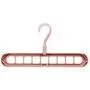 lRICE-home Multi-Function 9-Hole Sliding Clothes Hanger Sorting Drying Rack Hook Organizer - Random Color lRICE-home Multi-Function 9-Hole Sliding Clothes Hanger Sorting Drying Rack Hook Organizer - Random Color