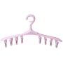 Wash Sock - Multifunction Practical 8 Clips Underwear Socks Hanger Plastic Laundry Washing Clothes Airer Dryer - Wooden Cute Hanging Stainless Clips Hooks Plastic Bamboo Wood Large Pegs C