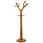 HL-TD Solid Wood Coat Rack Free Standing Tree Hanger Vertical Bedroom Clothes Rack for Livingroom Simple
