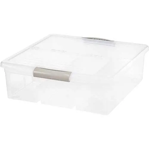 IRIS Large Media Storage Box, 3 Pack, Clear IRIS Large Media Storage Box, 3 Pack, Clear