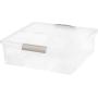IRIS Large Media Storage Box, 3 Pack, Clear