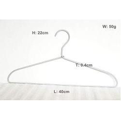 Luxury Aluminum Tops Hanger,Strong Metal Clothes Hanger 5pcs