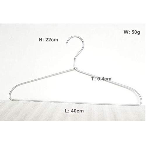 Luxury Aluminum Tops Hanger,Strong Metal Clothes Hanger 5pcs