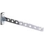 DNJKSA 30cm Folding Wall Hanging Retractable Clothes Hangers Storage System Hotel Home Hangers for Clothes Organization