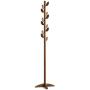 GJM Shop Bedroom Solid Wood Coat Rack Landing Hall Simple Clothes Hanger Entrance Oak Creative Vertical Racks 1864545cm (Color : 2)