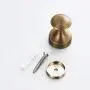 LIOOBO Brass Wall Hook Decorative Robe Coat Hook Bathroom Towel Hanger Closet Clothes Hat Hanging Rack for Kitchen Home (Bronze)