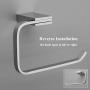 ThinkTop Luxury Solid Brass Toilet Paper Holder Roll Hanger,Chrome Finished Mirror Polished Square Design Wall Mounted Bathroom Accessories