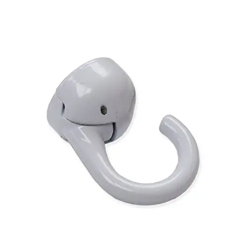 Hangman Products Indoor/Outdoor Elephant Hook Ceiling Hanger, 1, White Hangman Products Indoor/Outdoor Elephant Hook Ceiling Hanger, 1, White