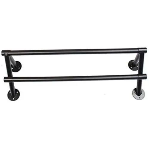 GJM Shop Oblique Rod Parallel Bars Iron Clothing Racks/are Hanging Wall Clothing Wall-Mounted Display Rack/Hangers Clothes Rail/Display Stand/Wall Hanging On The Wall Hangers/Coat Racks