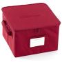 Covermates ? 10 Inch Zip-Top Storage Boxes ? 10W x 10D x 10H ? 2 YR Warranty ? Year Around Protection - Scarlett Red
