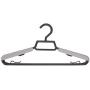 Heavy Duty Hangers, Plastic Hangers for Clothes Extra Wide Adjustable Shoulder 15-20.5 Inch Clothes Hangers, Closet Space Saving, Perfect for Coat, Dress, Shirt, Pants Hangers (24 Pack)