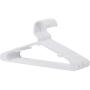 Tamor Plastics Corp. 6808/10WH.14 Cheerful Tubular Plastic Clothes Hanger (Pack of 10)