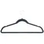 signmeili Plastic Flocking Clothes Hangers Space Saving Clothes Hangers Ideal for Everyday Standard Use (10pcs 450.524.5 Black) signmeili Plastic Flocking Clothes Hangers Space Saving Clothes Hangers Ideal for Everyday Standard Use (10pcs 450.524.5 Black)