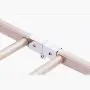 Ping Bu Qing Yun Drying Rack - Floor Folding Indoor Drying Rack Balcony Telescopic Clothes Pole Household Cool Hanger Universal Wheel + Cross bar Clothes Drying Rack (Color : Champagne Gold)