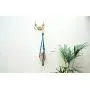 Macrame Plant Hanger // Hand cut copper beads Hanger // Christine Macrame Plant Hanger // Hand cut copper beads Hanger // Christine