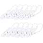 BAKVOS Clothes Pins Clothes Hangers Clothes Pegs White with Rope 12 Pack BAKVOS Clothes Pins Clothes Hangers Clothes Pegs White with Rope 12 Pack