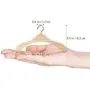 KIPB 10pcs 12CM Mini Non-Slip Laundry Hook Clothes Hangers Space Saving Drying Rack for Dolls Sweaters Shirts Dresses