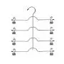Moyeno Pant Hanger Clips Mens Pants Hangers Kids Pant Hangers, Pants Hanger Pants Hangers for Women Skirt Hangers Pant Hangers with Clips Skirt Hangers with Clips Space Saving 4 Pack