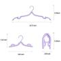 YABOO 15Pcs Folding Travel Hangers Portable Clothes Hangers for Home Travel Camping (15Pcs)