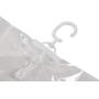 Juvale Hanging Vacuum Storage Bag - 6-Pack Clear Space Saving Bags for Outerwear, Winter Clothes, Short Vacuum Compression Bag, Smart Closet Organizer with 2 Cascading Hangers, 26 x 42.5 Inches