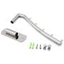Folding Wall Mounted Clothes Hanger Rack Clothes Hook Stainless Steel with Swing Arm Holder Clothing Hanging System Closet Storage Organizer Heavy Duty Drying Rack with 5 Hooks Polished Finish