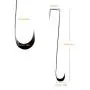 Geestock Wreath Hanger Over The Door, Paint Metal Black 15" Wreath Hook for Christmas Festival Wreath, Coats, Towel (1) Geestock Wreath Hanger Over The Door, Paint Metal Black 15" Wreath Hook for Christmas Festival Wreath, Coats, Towel (1)