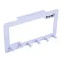BAOYOUNI Coat Rack Over The Door 6 Hooks Modern Home & Office Decor Organizer Hanger for Clothes, Hat, Keyrings, Towels, Robes 14.17x7.48x1.1 (White) BAOYOUNI Coat Rack Over The Door 6 Hooks Modern Home & Office Decor Organizer Hanger for Clothes, Hat, Keyrings, Towels, Robes 14.17x7.48x1.1 (White)