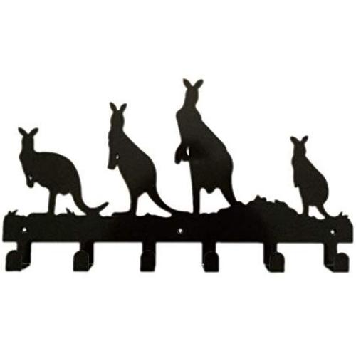 Cartoon Metal Home Wall Decorativefor 6 Hooks Hanger Organizer for Cloth Bag Key