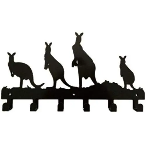 Cartoon Metal Home Wall Decorativefor 6 Hooks Hanger Organizer for Cloth Bag Key