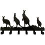 Cartoon Metal Home Wall Decorativefor 6 Hooks Hanger Organizer for Cloth Bag Key