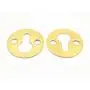 Picture Frame Shelf Mirror Round Shape Keyhole Brackets Hangers 25mm Dia 20PCS