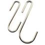 20 Pack Heavy Duty S Hooks Stainless Steel S Shaped Hooks Hanging Hangers for Kitchenware Spoons Pans Pots Utensils Clothes Bags Towers Tools Plants (Silver)