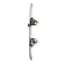 Wall Mounted Hanger Garage Tool Organizer Heavy Duty Rack Hardware Steel Decorative Metal Multi-Tools Utility Storage Hooks with Screws and Anchors(2, Black)