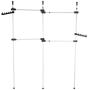 Moon_Daughter Space limited Poles Hanger Clothes Rack Simple Closet Wall Apartment Dorm