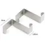 20PC Door Hook Stainless Kitchen Cabinet Clothes Hanger 20PC Door Hook Stainless Kitchen Cabinet Clothes Hanger