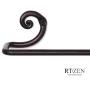 Decorative Wrought Iron Hand Towel Holder | Swirl Towel Bar Rack for Kitchen, Bathroom etc. | Wall Mount Dish Towel Rod Hanger | Handmade by RTZEN-Décor | Easy Installation