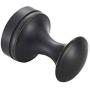 LIOOBO Brass Wall Hook Decorative Robe Coat Hook Bathroom Towel Hanger Closet Clothes Hat Hanging Rack for Kitchen Home (Black)