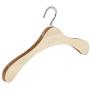 20pcs 12CM Wooden Non-Slip Space Saving Mini Laundry Hook Clothes Hangers Drying Rack for Dolls Shirts Dresses Sweaters