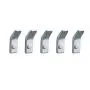5 PCS Aluminum Alloy Single Clothes Hook Coat Hook Punch Hanger Wall Mounted for Kitchen Bathroom Bedroom Living Room Wall Door Cabinet 5 PCS Aluminum Alloy Single Clothes Hook Coat Hook Punch Hanger Wall Mounted for Kitchen Bathroom Bedroom Living Room Wall Door Cabinet
